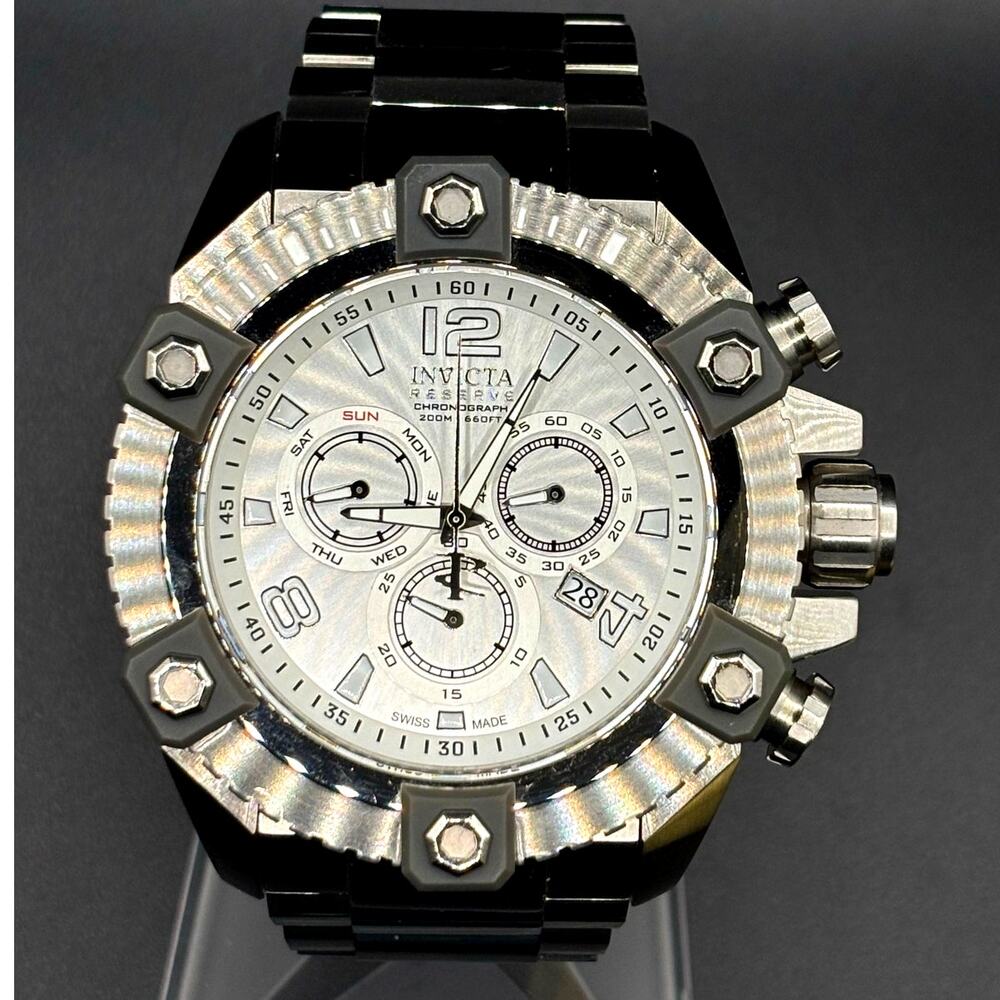 Invicta Reserve Octane 15824 Swiss Made Chronograph 56mm Watch Full Set